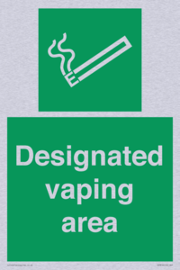 Designated vaping area